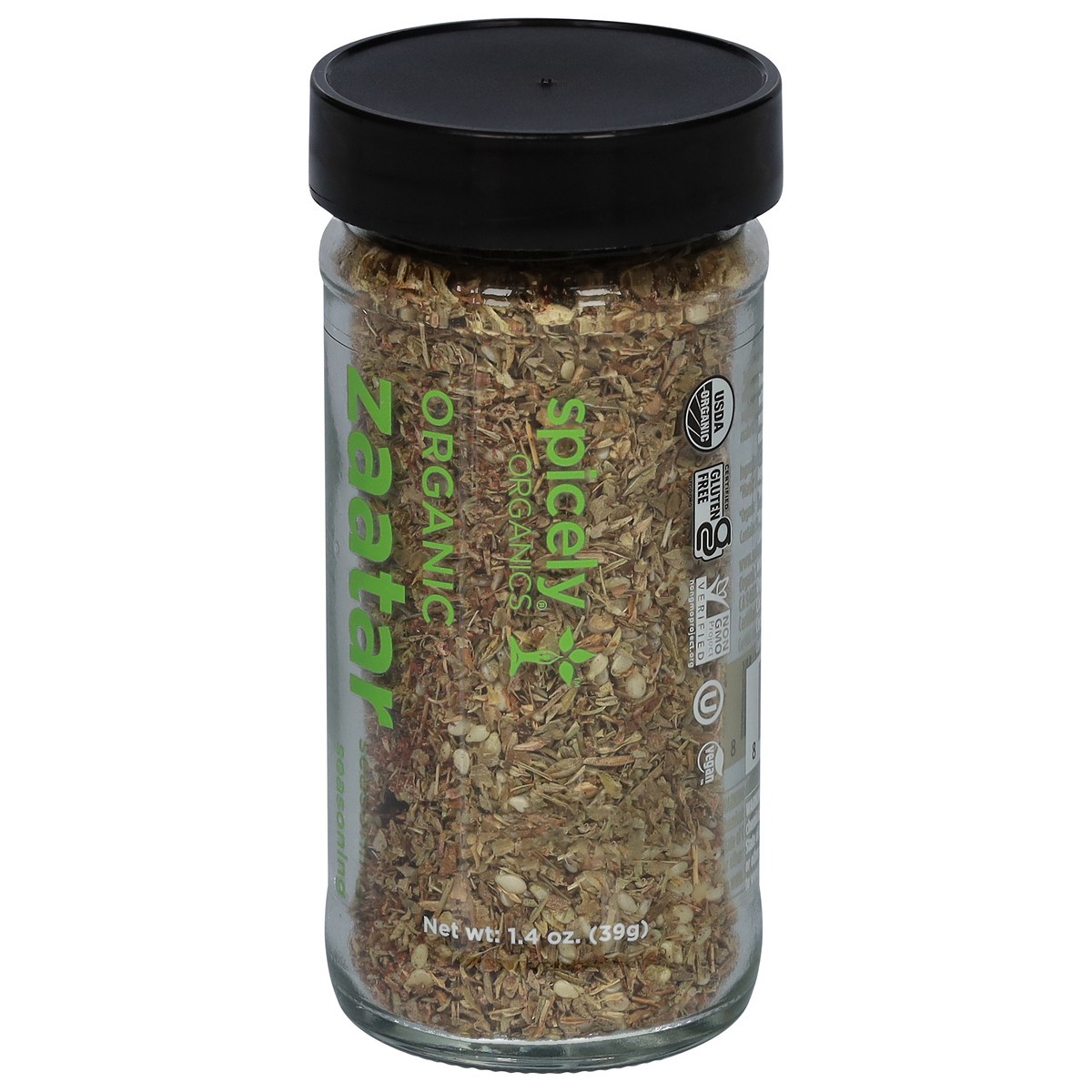 slide 1 of 9, Spicely Organic Spices Seasoning Zaatar Jar, 1.4 oz