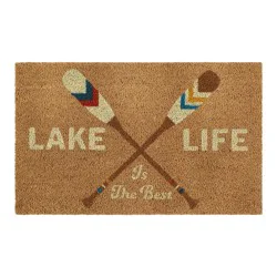 Lake Like Paddles Coir Doormat