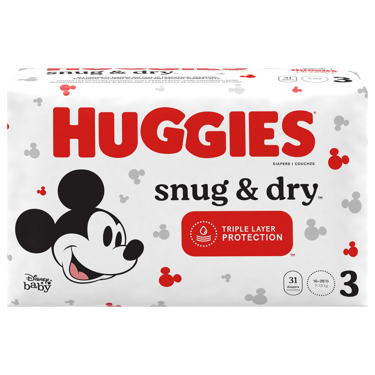 slide 1 of 5, Huggies Snug And Dry Diapers Size 3 Jumbo Pack, 31 ct