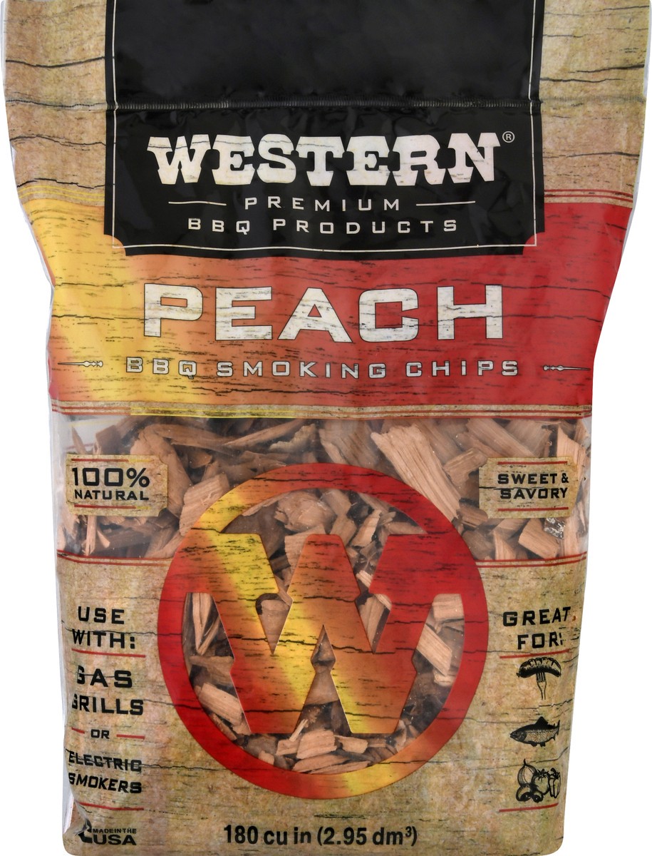 slide 6 of 10, Western Peach BBQ Smoking Chips 1 ea, 180 cu in