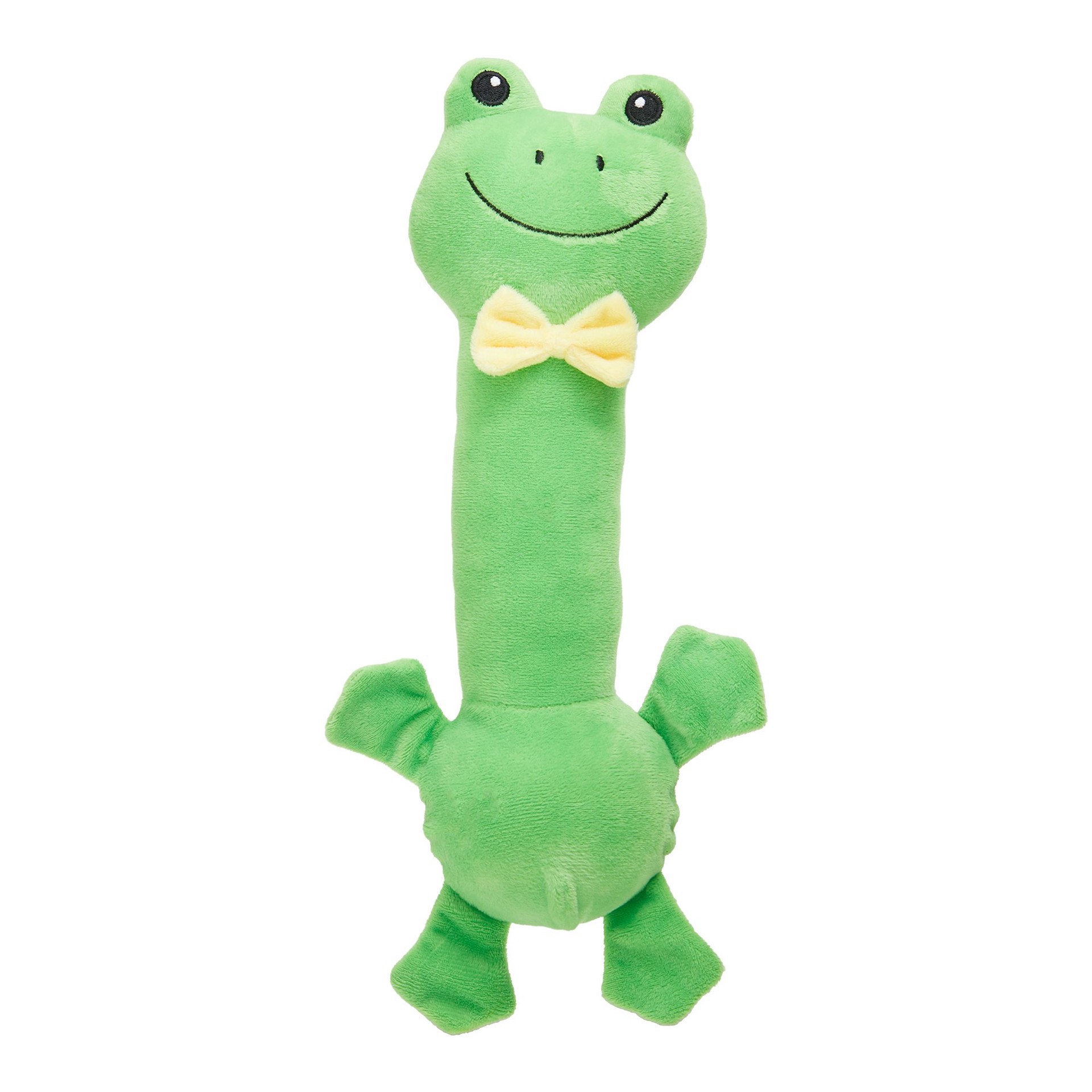 slide 1 of 1, Joyhound Long Neck Dog Toy Plush Frog, 1 ct