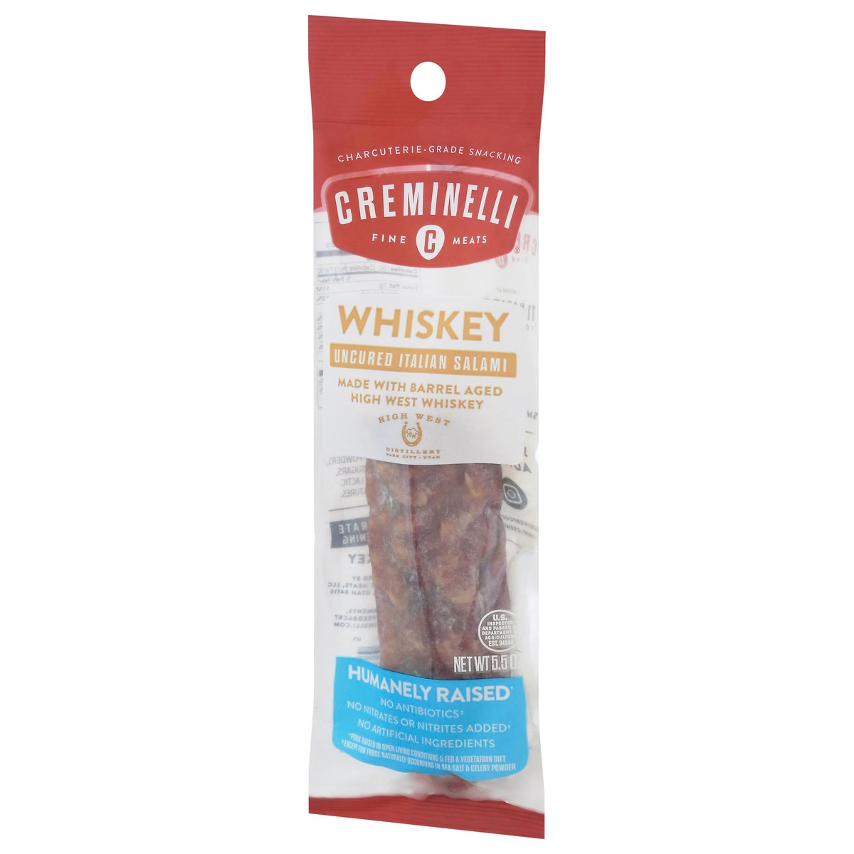 slide 5 of 12, Creminelli Fine Meats Whiskey Whiskey Salami 5.5 oz, 5.5 oz