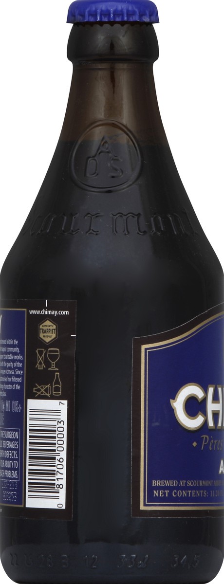 slide 3 of 4, Chimay Blue Cap Trappist Ale, 11.2 fl oz