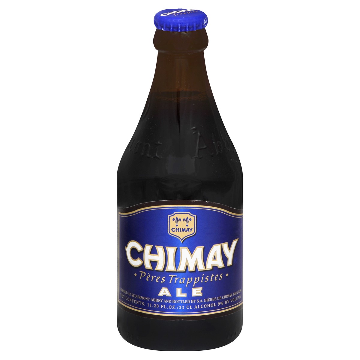 slide 2 of 4, Chimay Blue Cap Trappist Ale, 11.2 fl oz