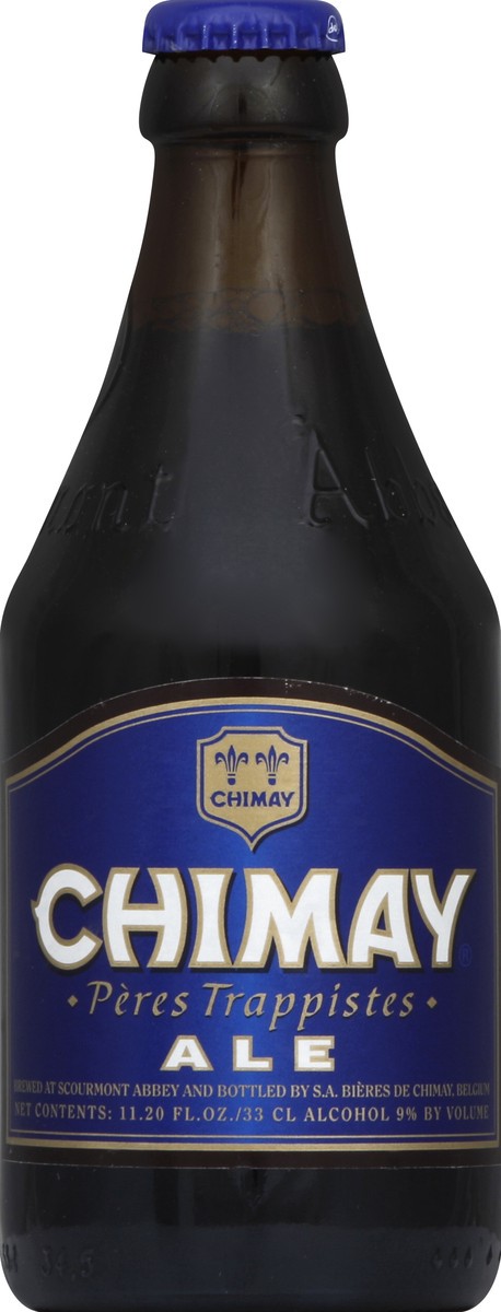 slide 1 of 4, Chimay Blue Cap Trappist Ale, 11.2 fl oz