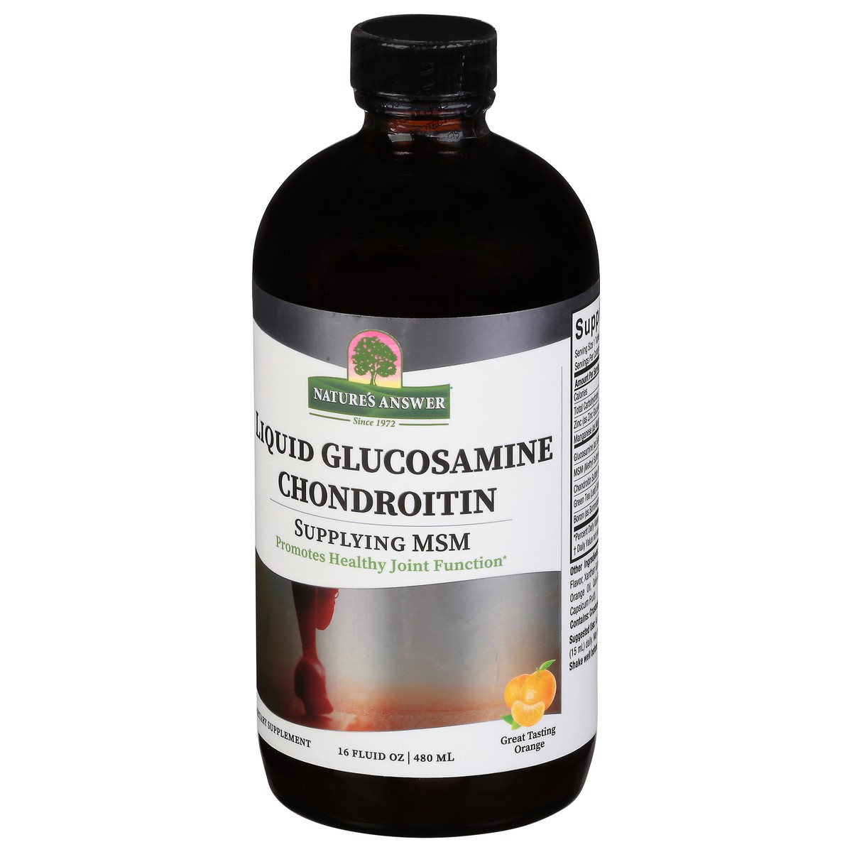 slide 8 of 9, Nature's Answer Liquid Orange Glucosamine Chondroitin 16 fl oz, 16 fl oz