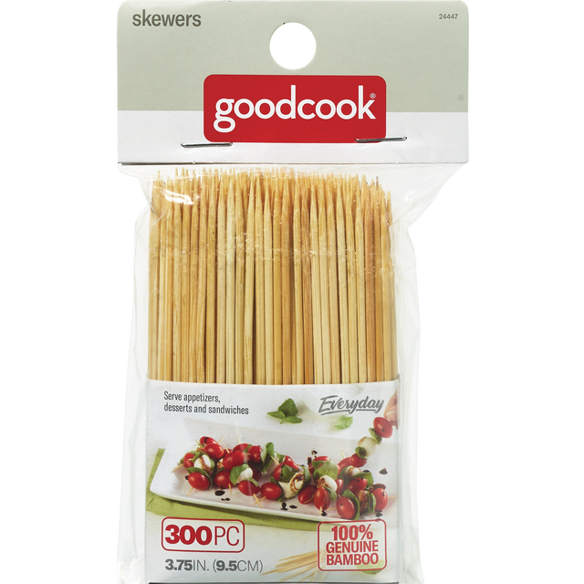 slide 1 of 1, Good Cook Mini Bamboo Skewers, 300 ct