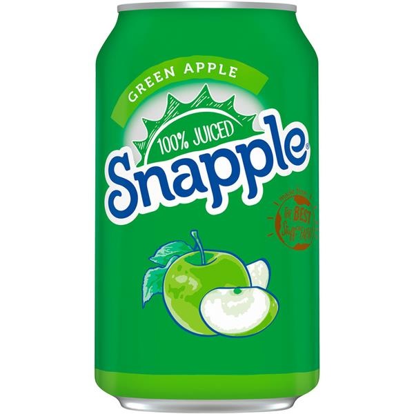 slide 1 of 1, Snapple Green Apple 100% Juiced Flavors, 11.5 fl oz