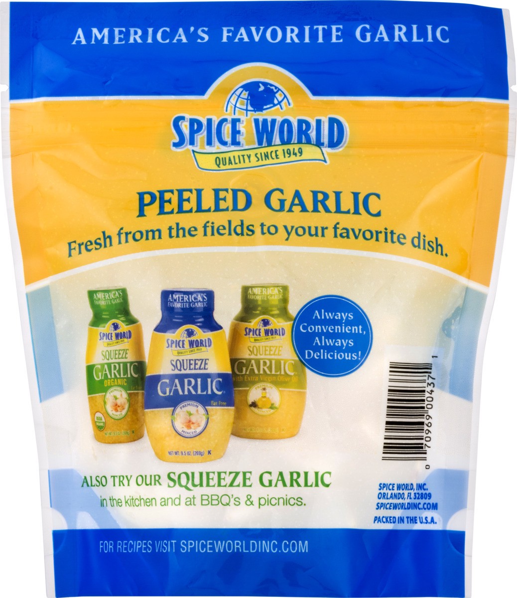 slide 9 of 9, Spice World Fresh Peeled Garlic 6 oz, 6 oz