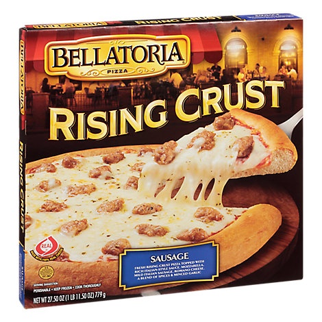 slide 1 of 1, Bellatoria Rising Crust Sausage, 26.77 oz