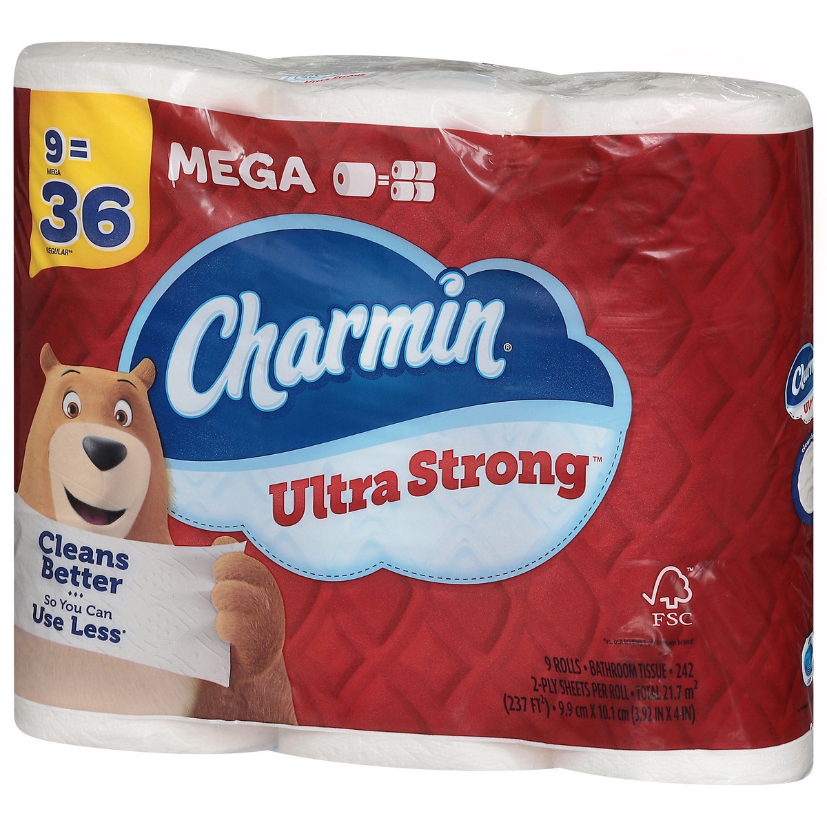 slide 12 of 12, Charmin Ultra Strong Toilet Tissue 9 Mega Count, 9 ct