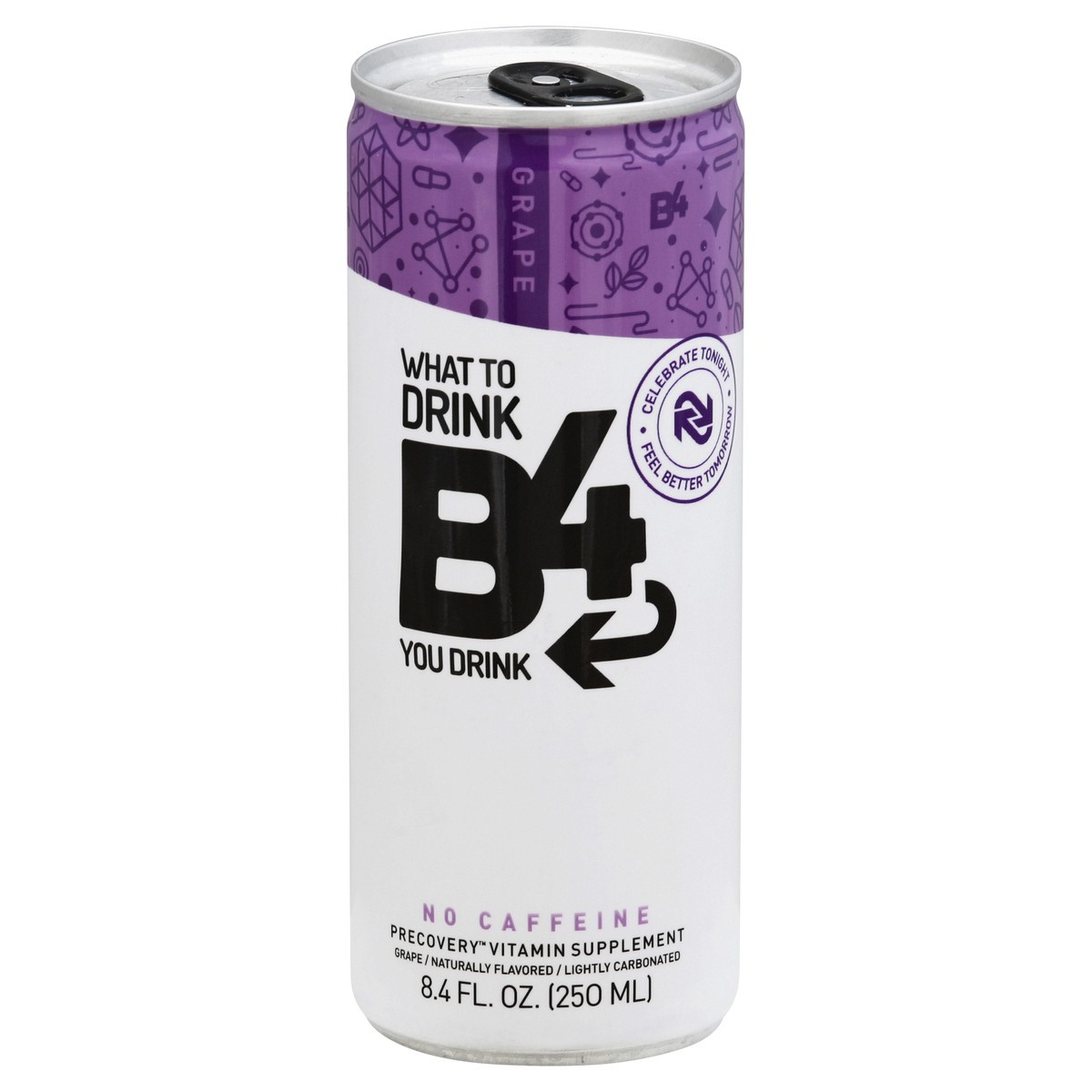 slide 3 of 5, What To Drink B4 You Drink Grape - 8.4 oz, 8.4 oz