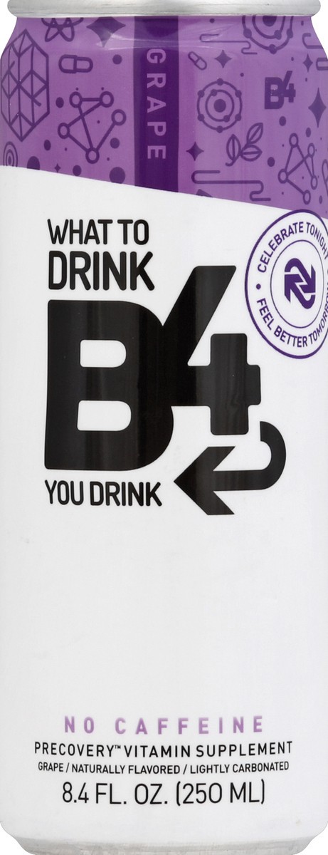 slide 1 of 5, What To Drink B4 You Drink Grape - 8.4 oz, 8.4 oz