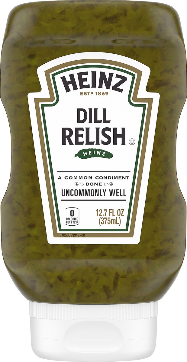 slide 7 of 9, Heinz Dill Relish, 12.7 fl oz Bottle, 12.70 fl oz