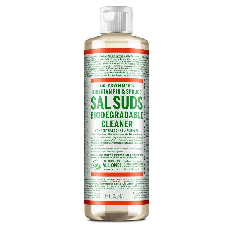 slide 1 of 2, Dr. Bronner's Sal Suds Biodegradable Cleaner, 16 fl oz