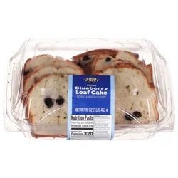 First Street Blueberry Sliced Loaf Cake