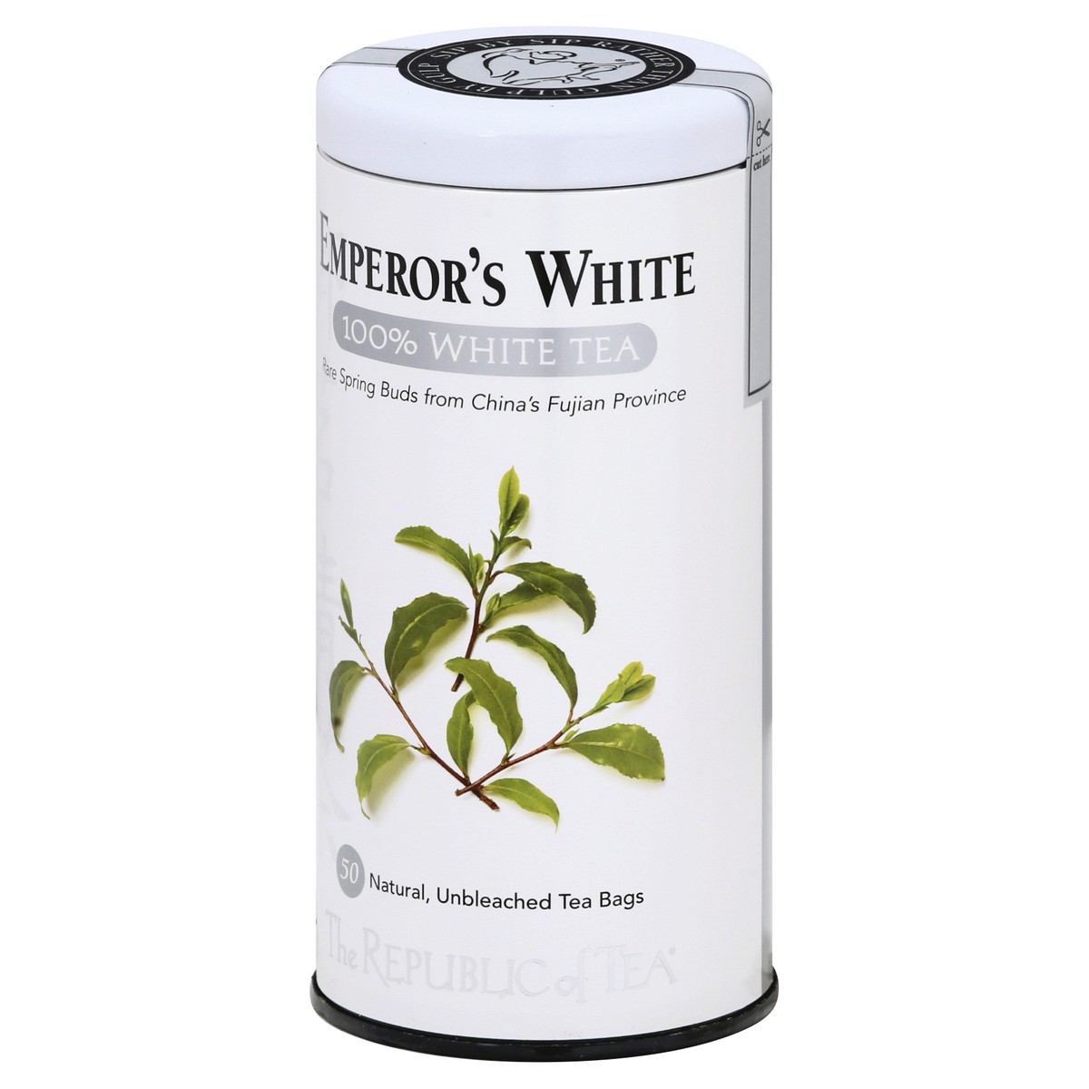 slide 8 of 9, The Republic of Tea Bags Emperor's White 100% White Tea - 50 ct, 50 ct