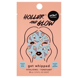 slide 1 of 1, Holler And Glow Get Whipped Vitalising Sheet Mask, 0.74 oz