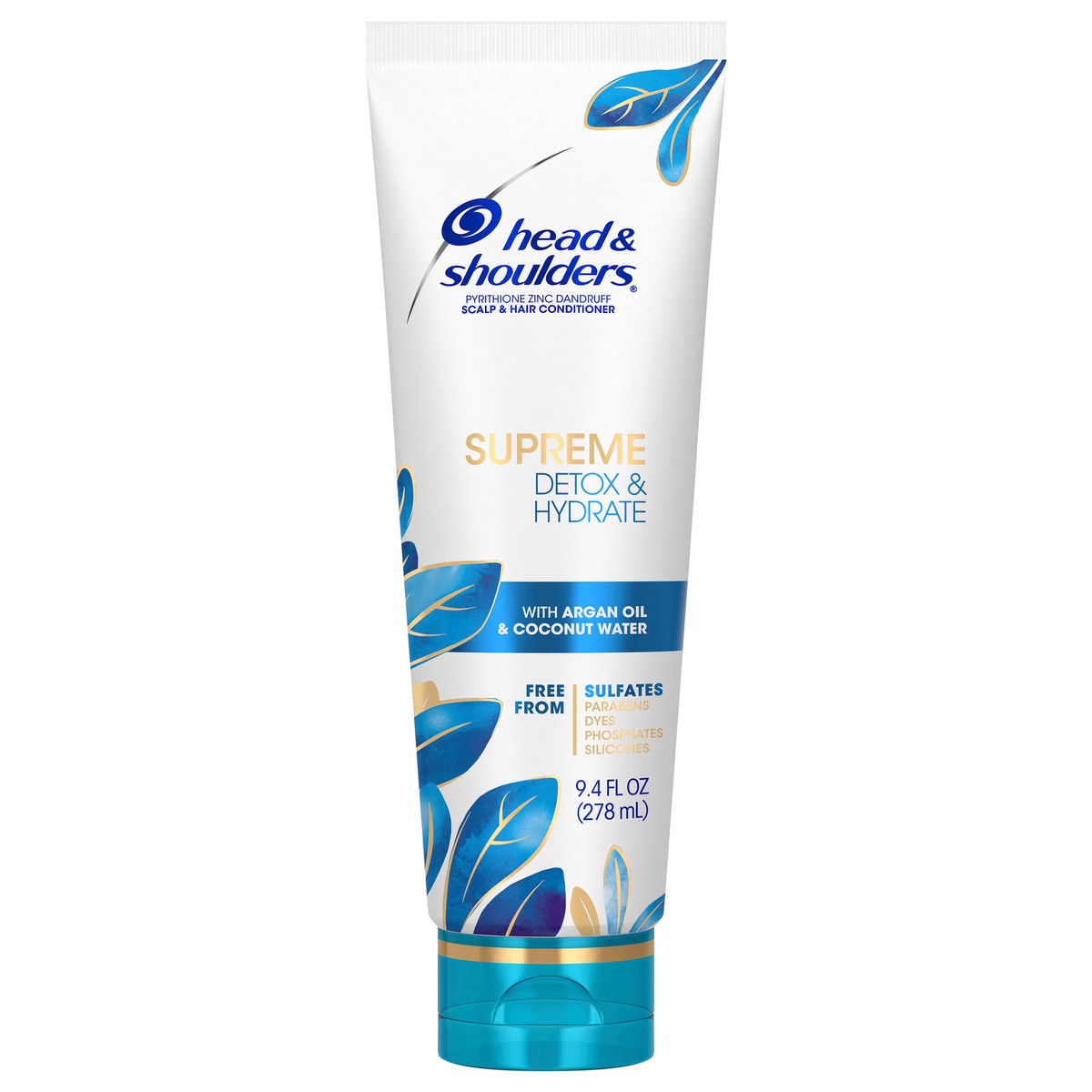 slide 1 of 29, Head & Shoulders Head and Shoulders Supreme Detox & Hydrate Hair & Scalp Conditioner, 9.4 fl oz, 9.40 fl oz