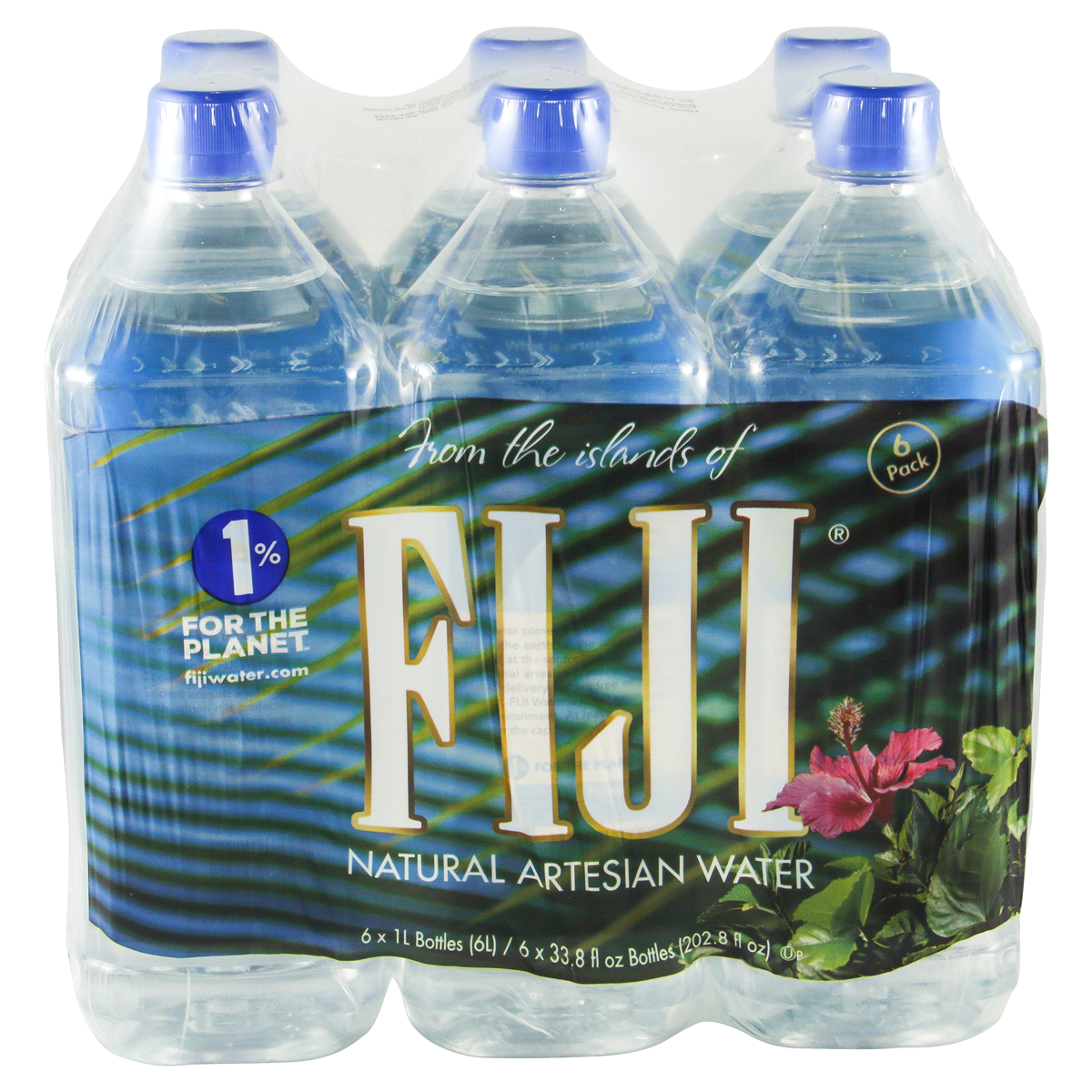 slide 3 of 4, Fiji Natural Artesian Water, 6 ct; 1 liter