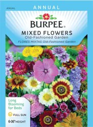 Burpee Mixed Flower Seed - Old Fashioned Garden