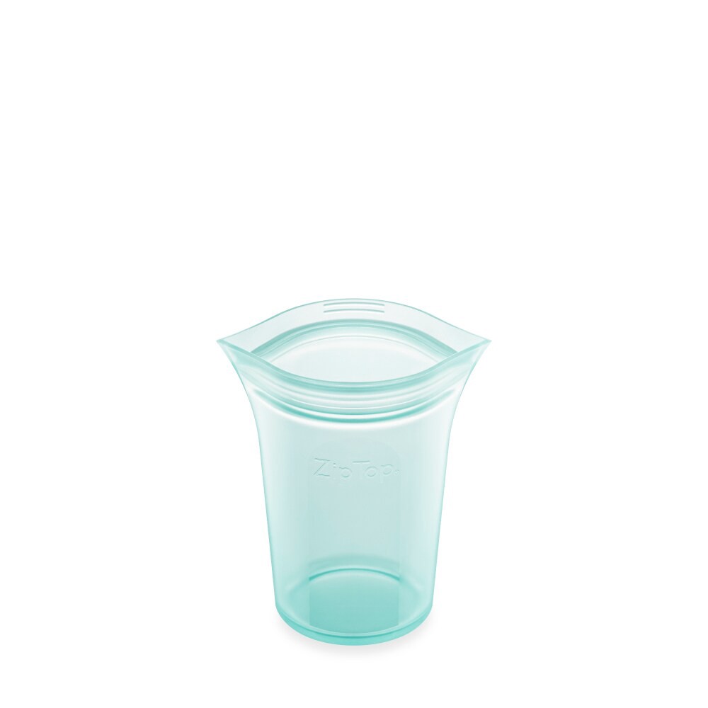 slide 1 of 1, Zip Top Small Storage Cup, 1 ct