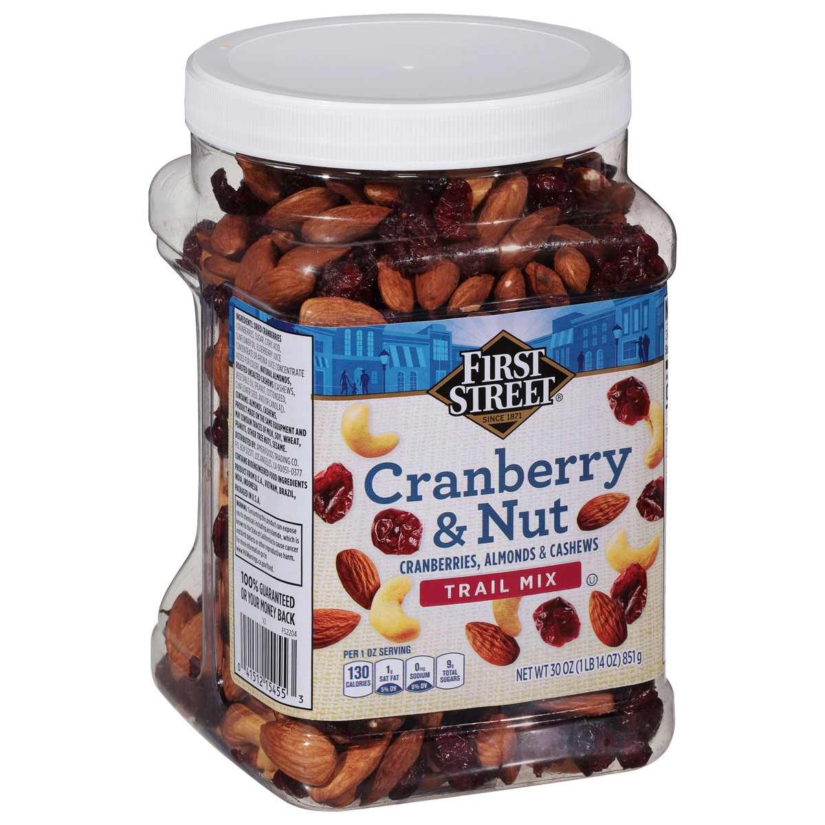 slide 13 of 13, First Street Fruit And Nut Mix - 30 oz, 30 oz
