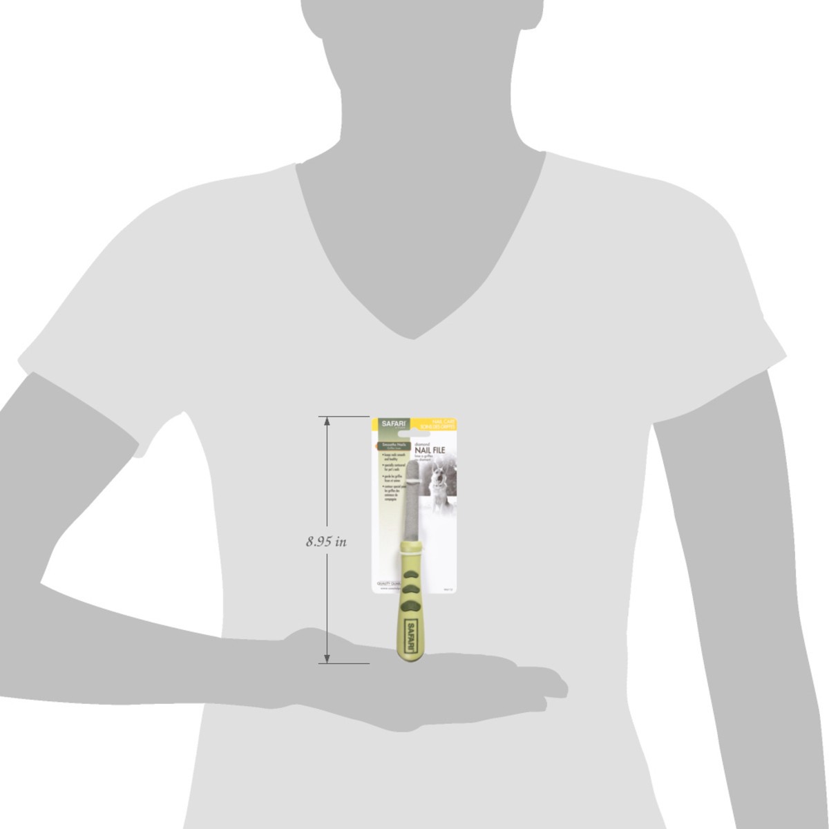 slide 3 of 12, Safari by Coastal Dog Diamond Nail File, No Color, One Size (9.25" L), 1 ct