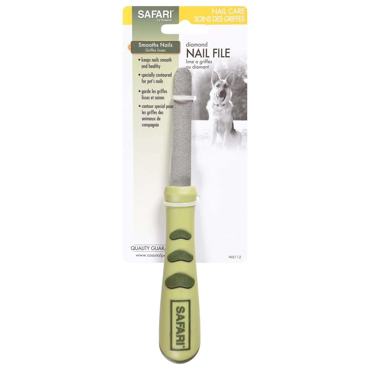 slide 12 of 12, Safari by Coastal Dog Diamond Nail File, No Color, One Size (9.25" L), 1 ct