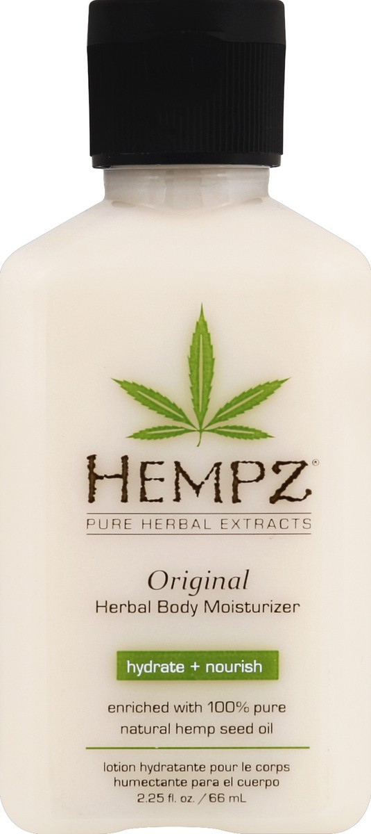 slide 1 of 10, Hempz Original Herbal Body Moisturizer Travel Size, 2.25 fl oz