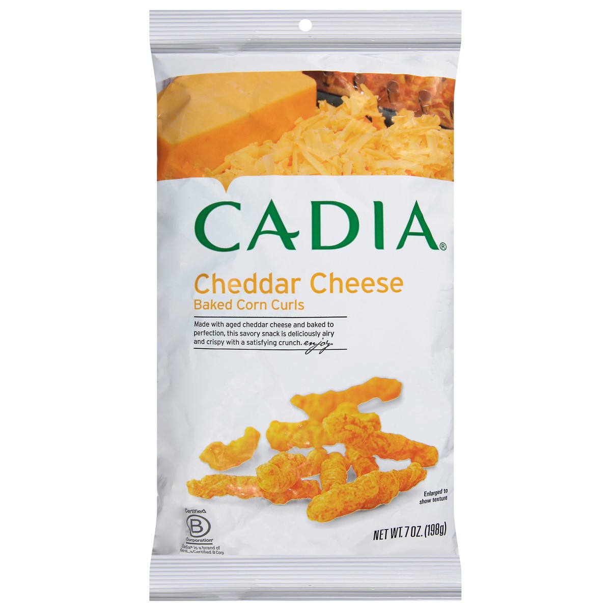 Cadia Cheese Curl Cheddar Baked 7 oz Shipt