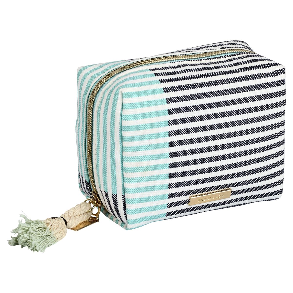 slide 1 of 1, Sophia Sophia Joy Two Tone Stripe Makeup Cube, 1 ct