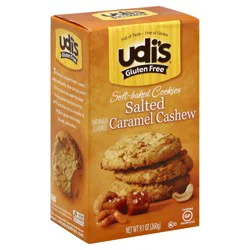 Udi's Gluten Free Soft-baked Salted Caramel Cashew Cookies