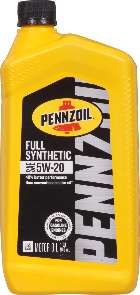 slide 2 of 9, Pennzoil Full Synthetic SAE 5W-20 Motor Oil 1 qt, 1 qt