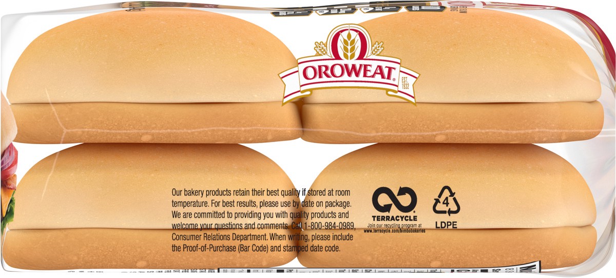 slide 7 of 7, Oroweat Superior Keto Plain Hamburger Buns, 8 count, 12 oz, 8 ct