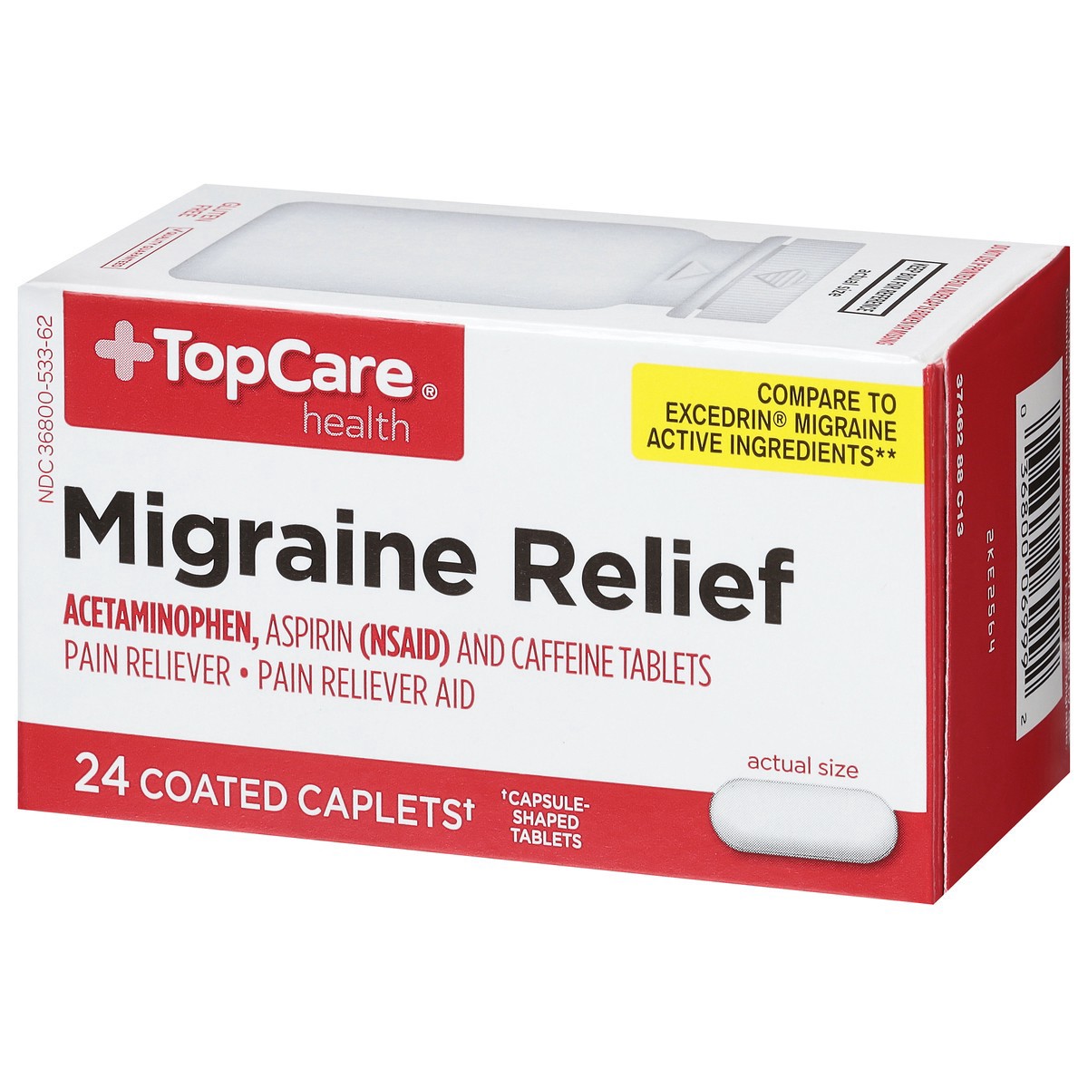 slide 13 of 15, TopCare Migraine Relief, 24 ct