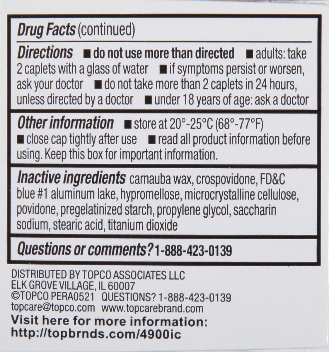 slide 7 of 15, TopCare Migraine Relief, 24 ct