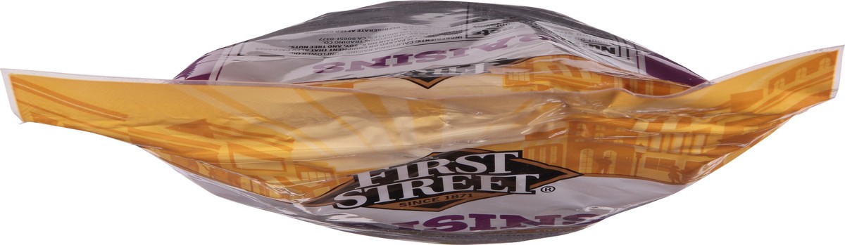 slide 9 of 12, First Street Raisins, 40 oz