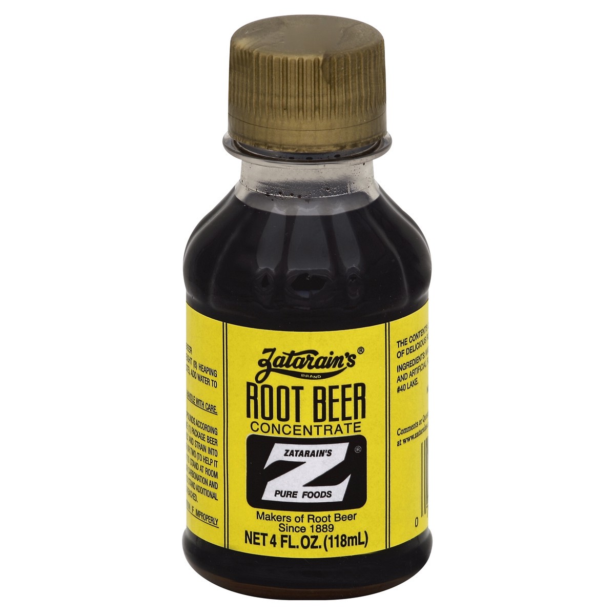 slide 2 of 3, Zatarain's Root Beer Concentrate, 4 fl oz