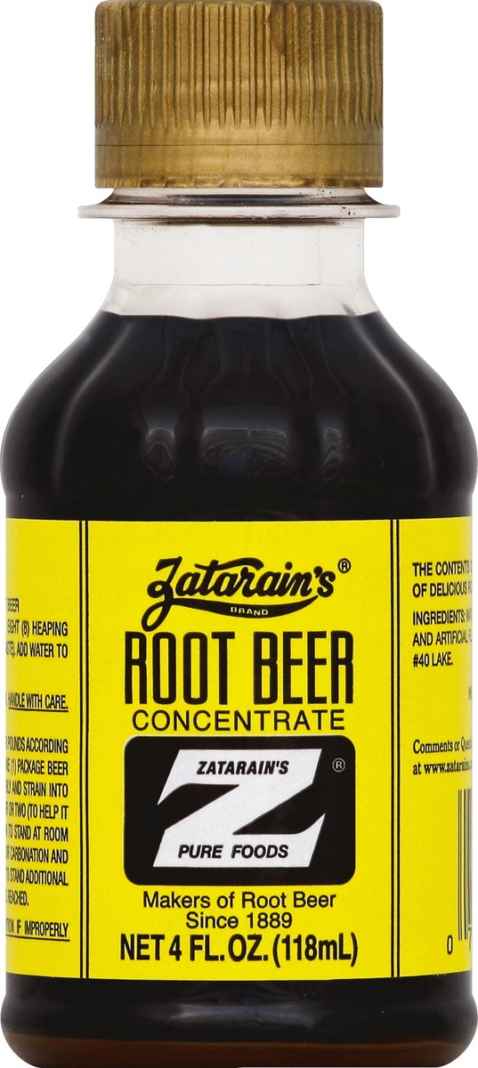 slide 1 of 3, Zatarain's Root Beer Concentrate 4 oz, 4 oz