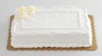 Bakery Fresh Goodness Chocolate Sheet Cake With Bavarian Creme Filling & White Icing