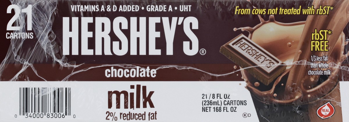 slide 7 of 13, Hershey's Chocolate Milk 21 ea, 21 ct