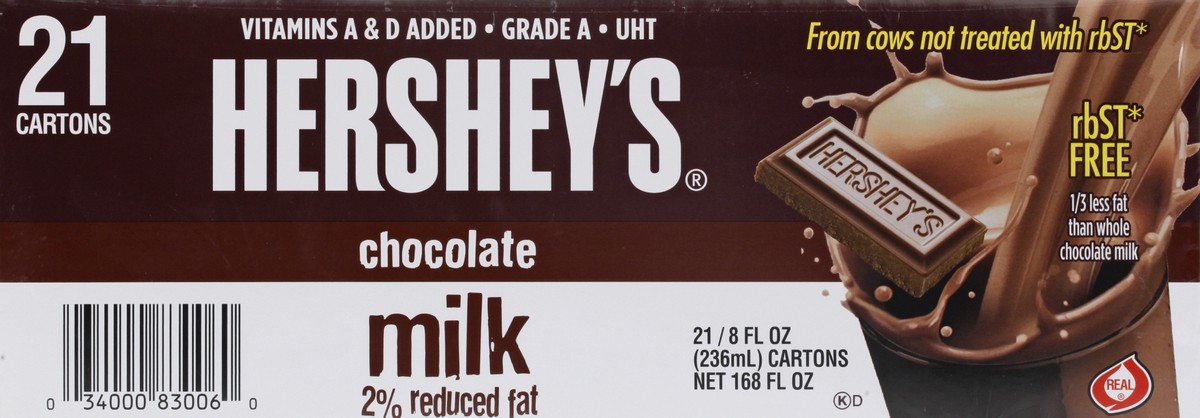 slide 1 of 13, Hershey's Chocolate Milk 21 ea, 21 ct