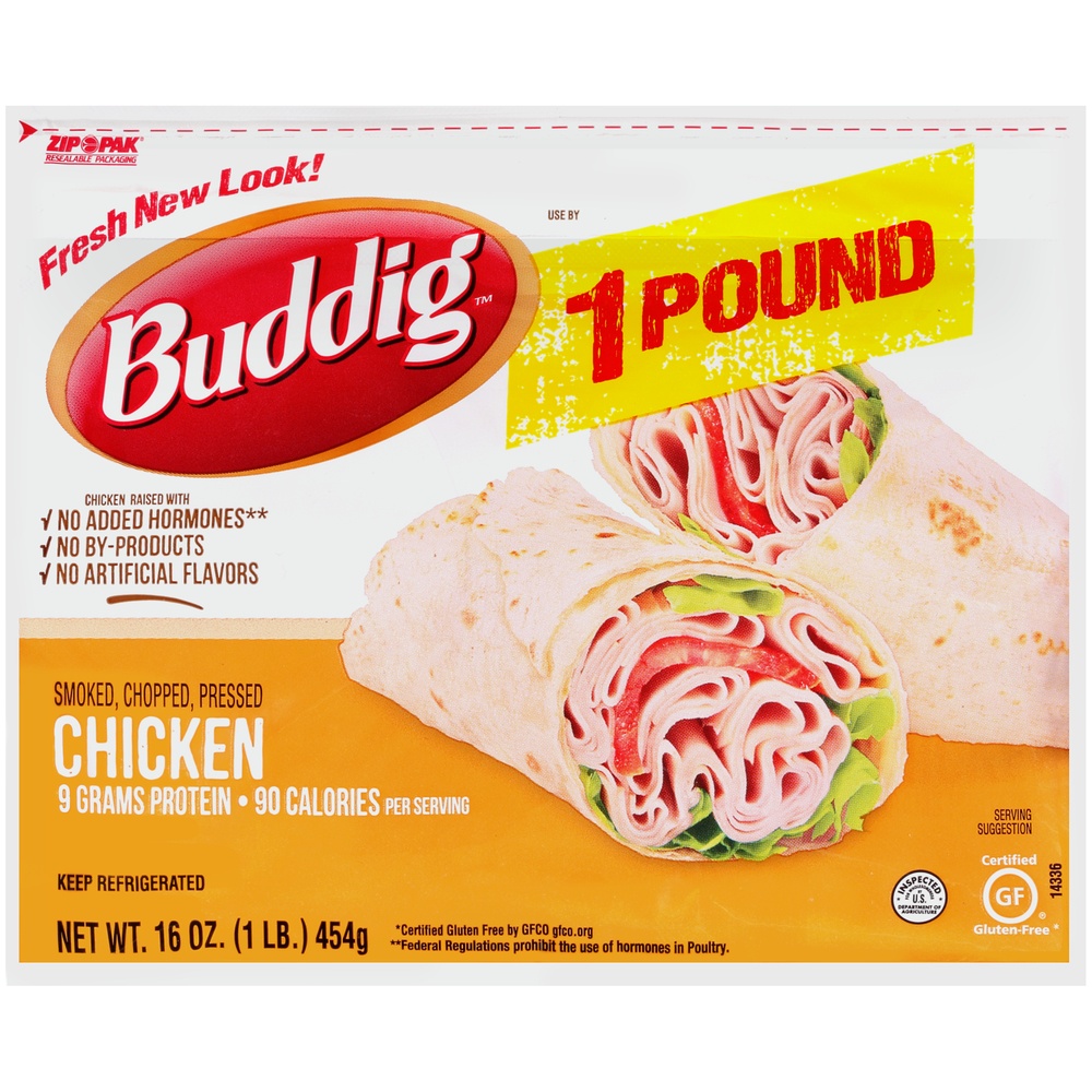 slide 1 of 6, Buddig Original Chicken, 16 oz