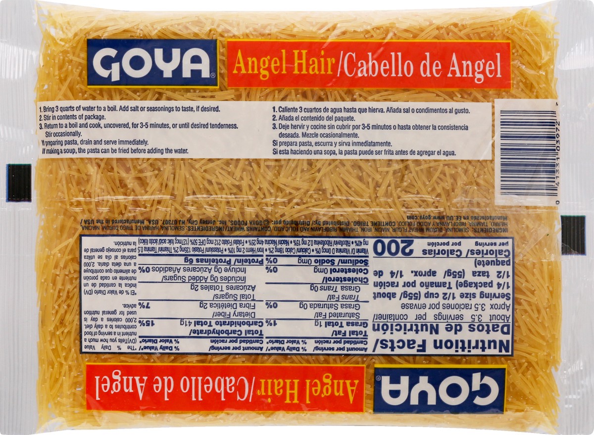 slide 3 of 12, Goya Angel Hair 7 oz, 7 oz