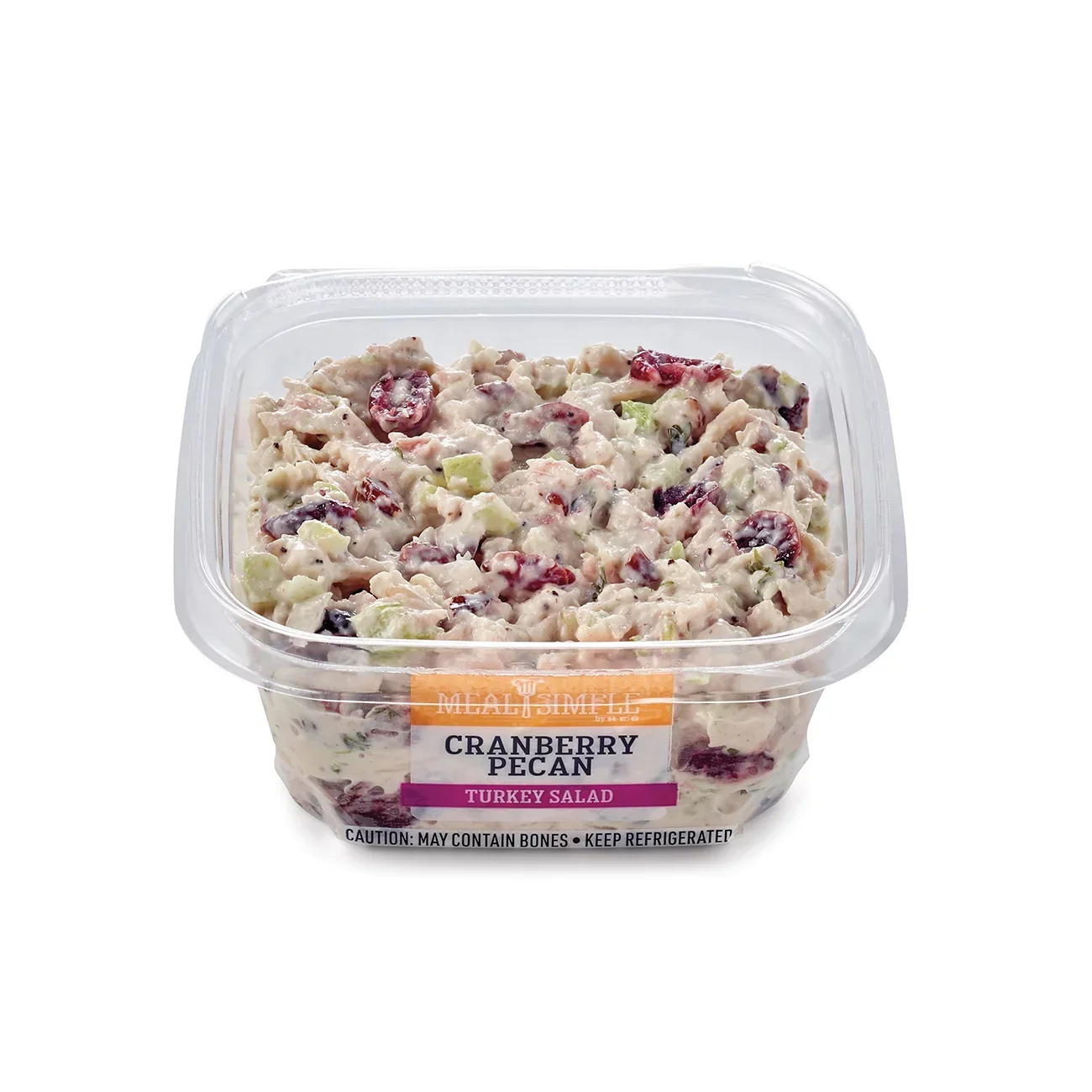 slide 1 of 1, Meal Simple by H-E-B Cranberry Pecan Turkey Salad - Small, per lb