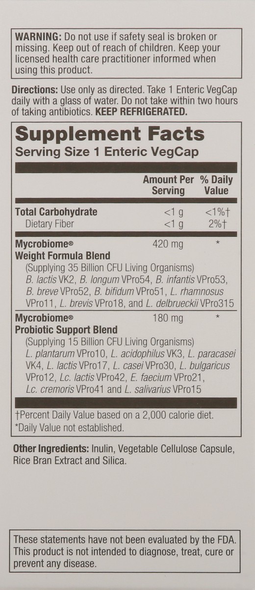 slide 4 of 9, Solaray Mycrobiome Weight, 1 ct