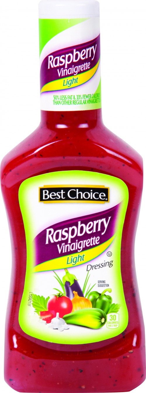 slide 1 of 1, Best Choice Lite Raspberry Vinaigrette Dressing, 16 oz