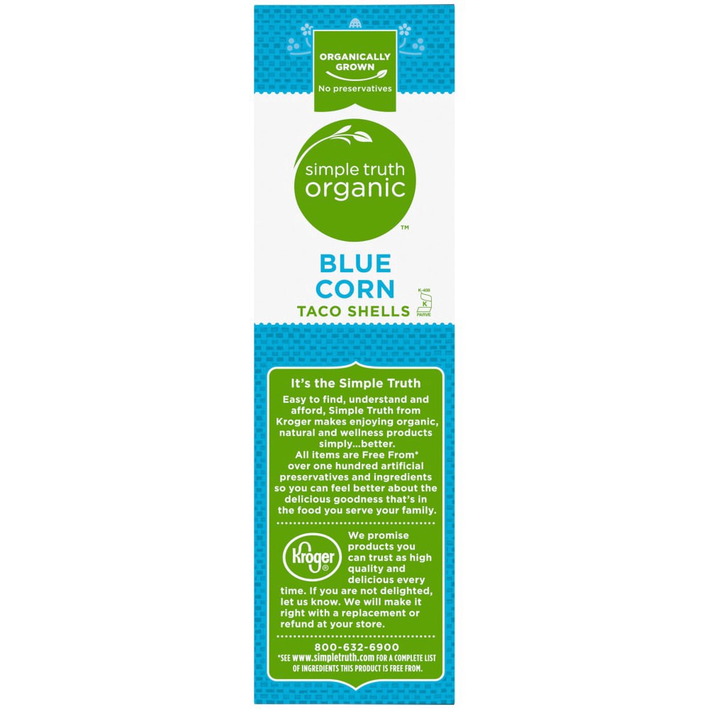 slide 5 of 5, Simple Truth Organic Blue Corn Taco Shells, 5.5 oz