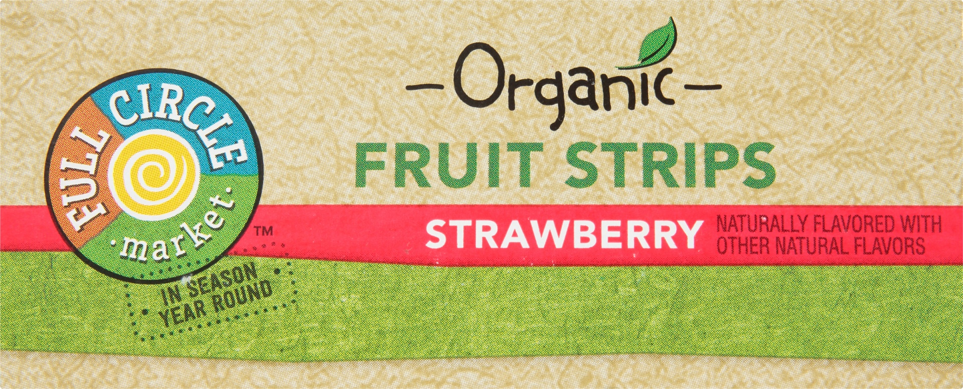 slide 5 of 6, Full Circle Market Strawberry Real Fruit Strips, 8 ct; 4 oz